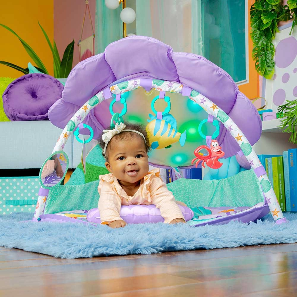 Twinkle Trove Lights & Music Activity Gym - Mermaid 0 month