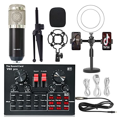 BM800 + V8XPRO + BG16 Wireless Microphone Bundle