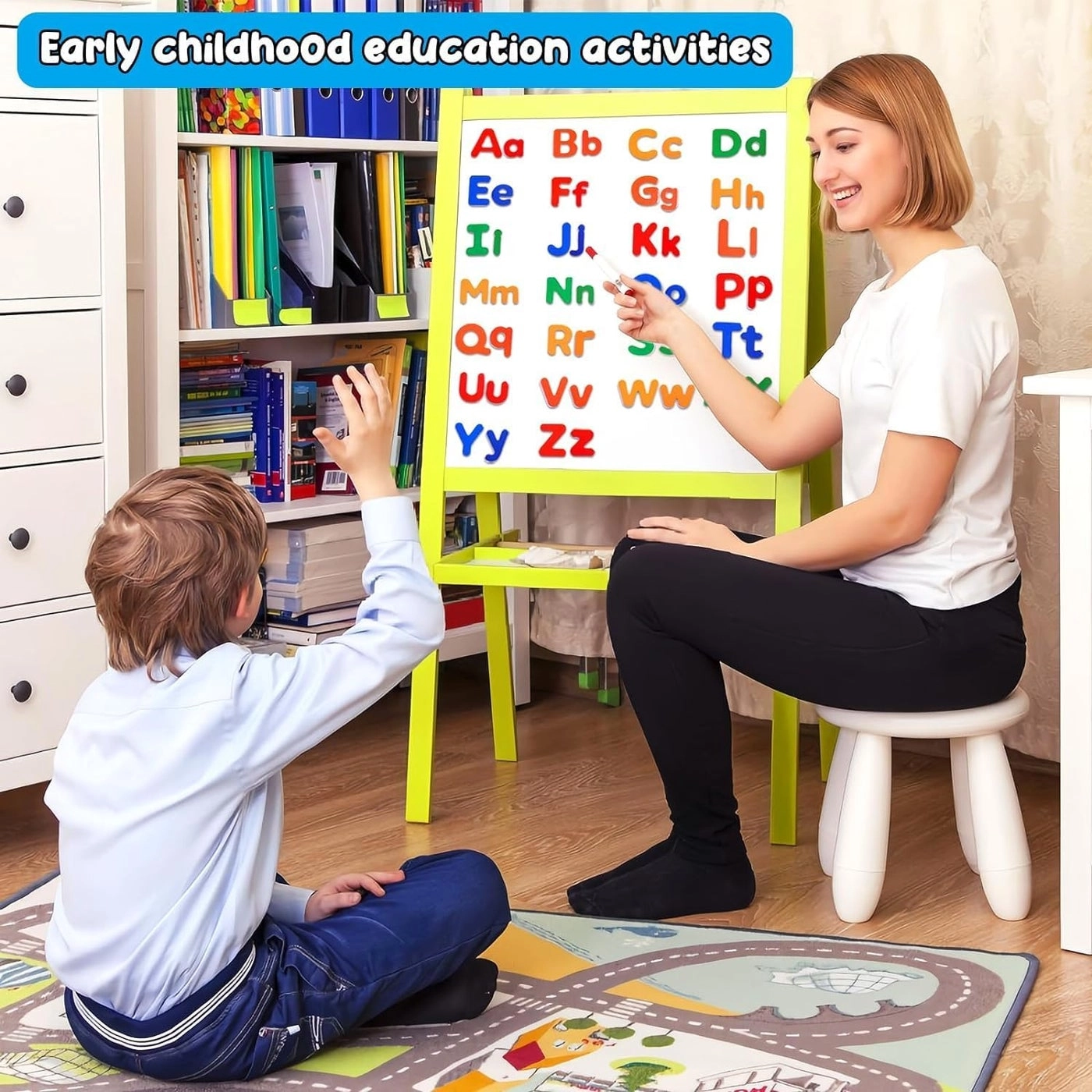 Magnetic Alphabet Letters Set - 3+ 79 pieces