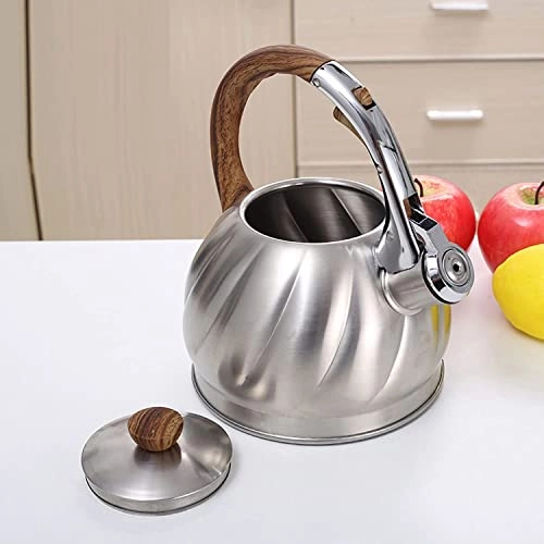 Stovetop Tea Kettle - Stainless Steel+nylon handle 2 Liters