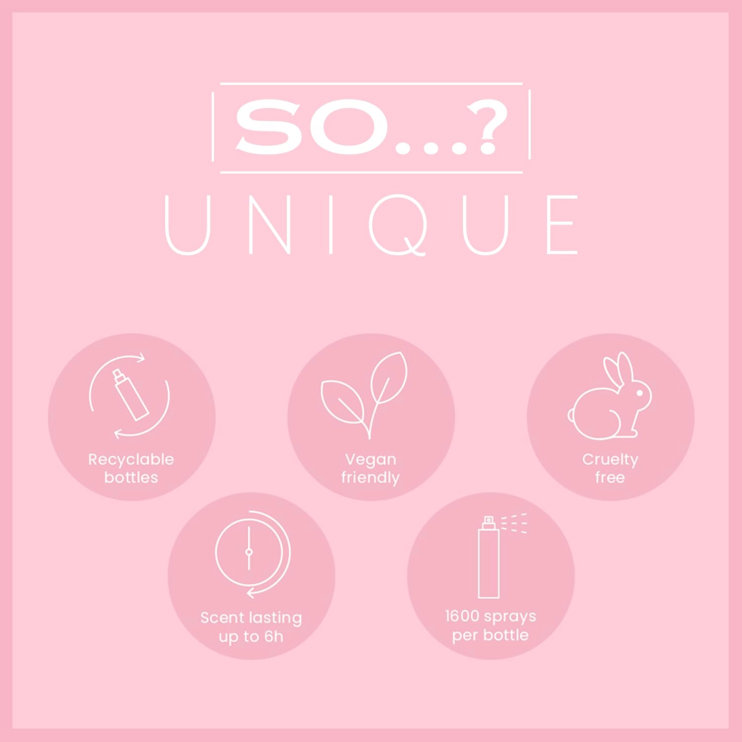 Unique Mini Mist Womens Gift Set - Body Mist 4 x 50ml.