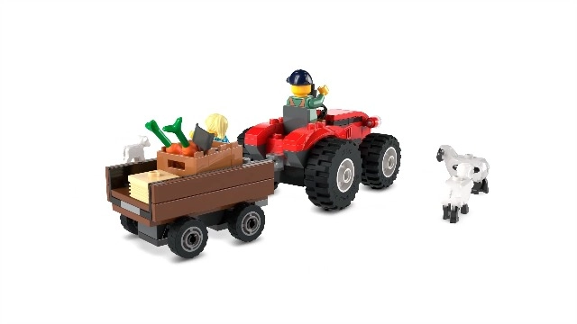 Farm Tractor (60461) - Trailer Sheep 2 minifigures