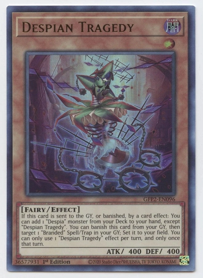 Yu-Gi-Oh! Despian Tragedy GFP2-EN096 1st Edition