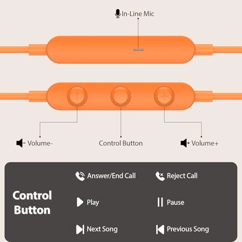 USB C Headphones - Wired Earbud