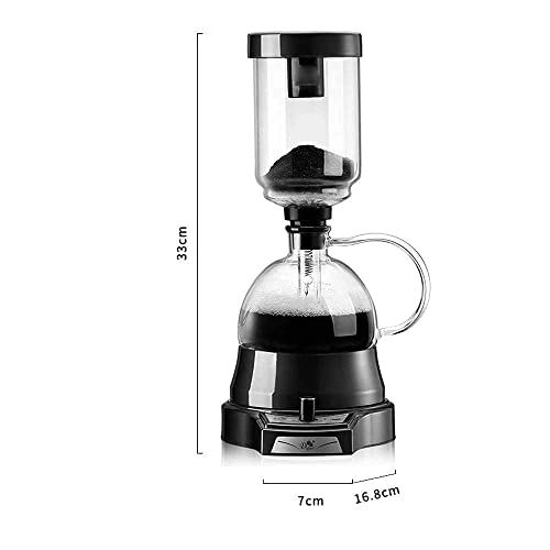 Electric Siphon Coffee Machine - 360 Milliliters Integrated Coffee Grinder Vacuum