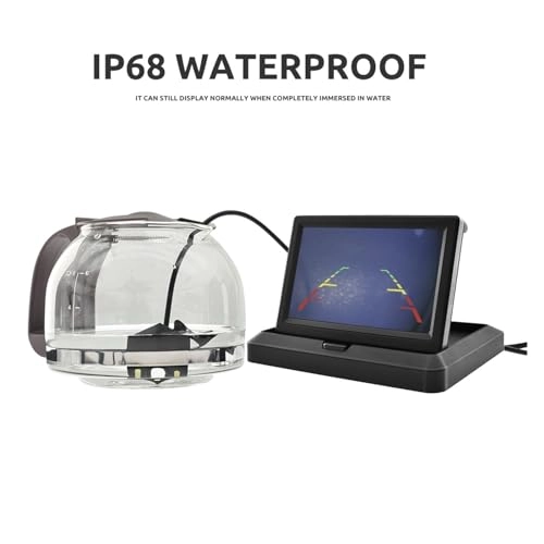 Monitor - 7" HD 800 x 480 + Rear View Camera - 8LED Night Vision