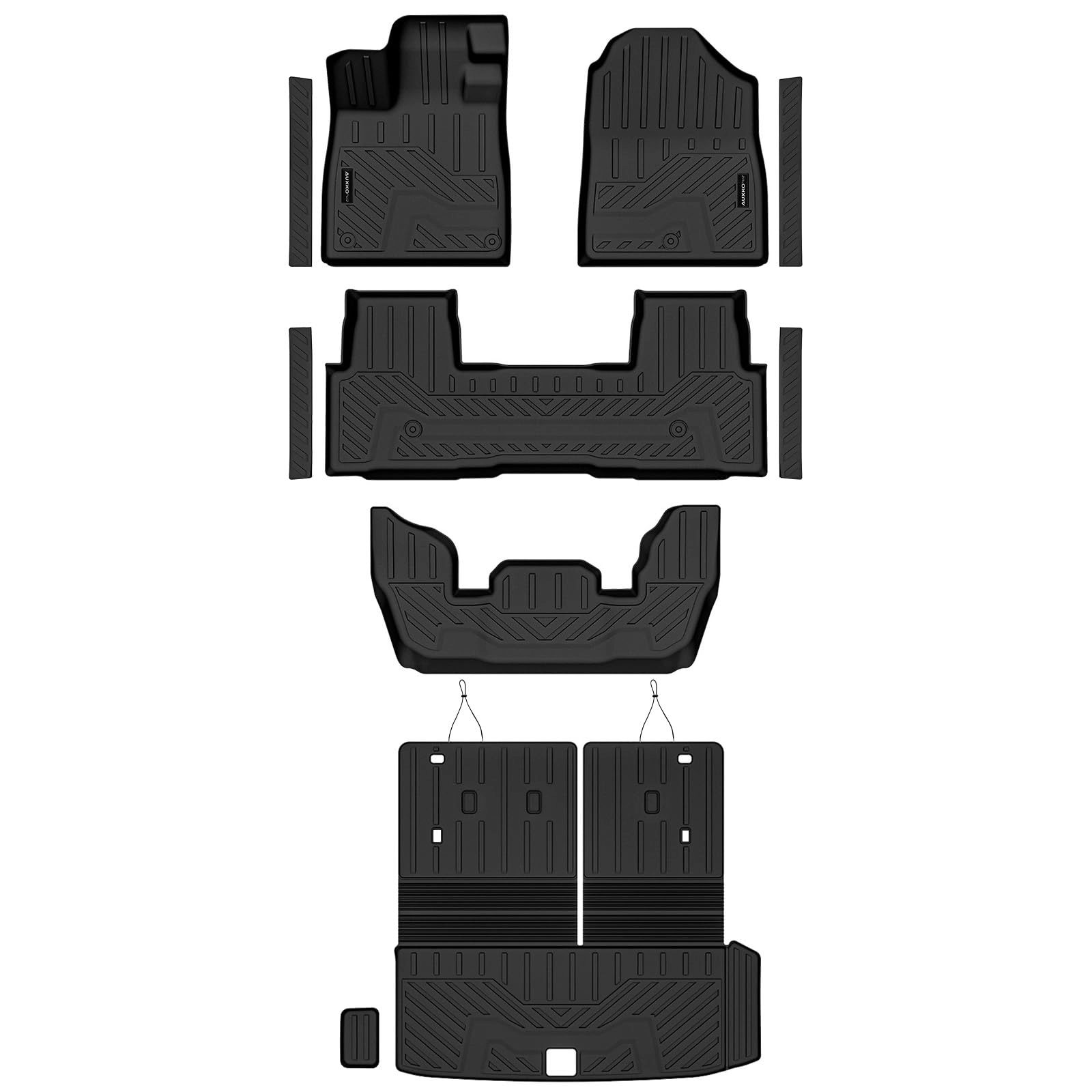 All Weather Floor Mats - Honda Pilot 2026 2025 2024 2023