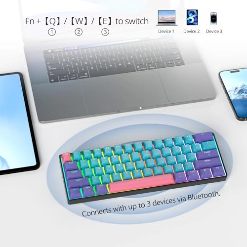60% Wireless Mechanical Keyboard -  Wired/Wireless