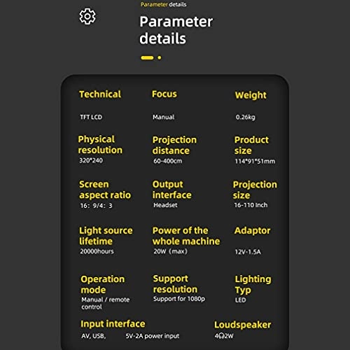 Portable Projector - 1080P