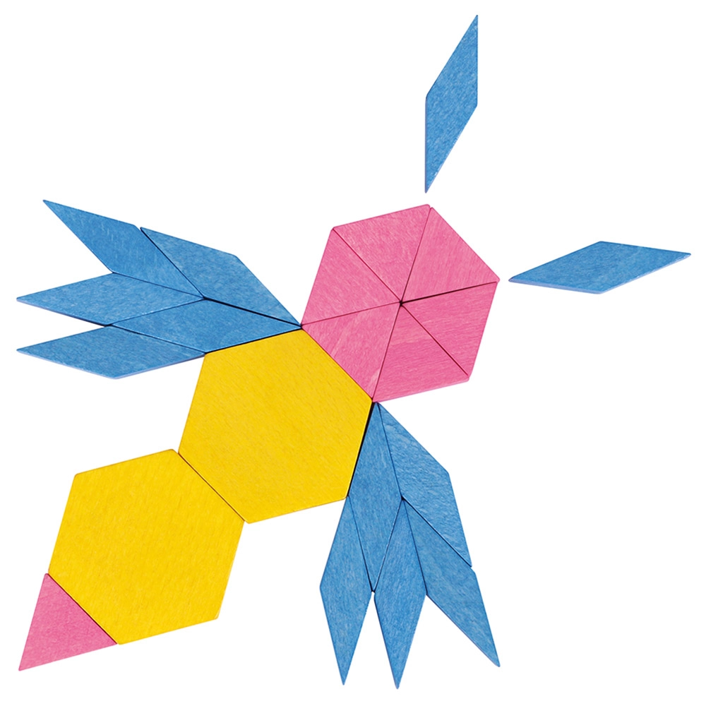 Wooden Mosaic Blocks - 250pcs