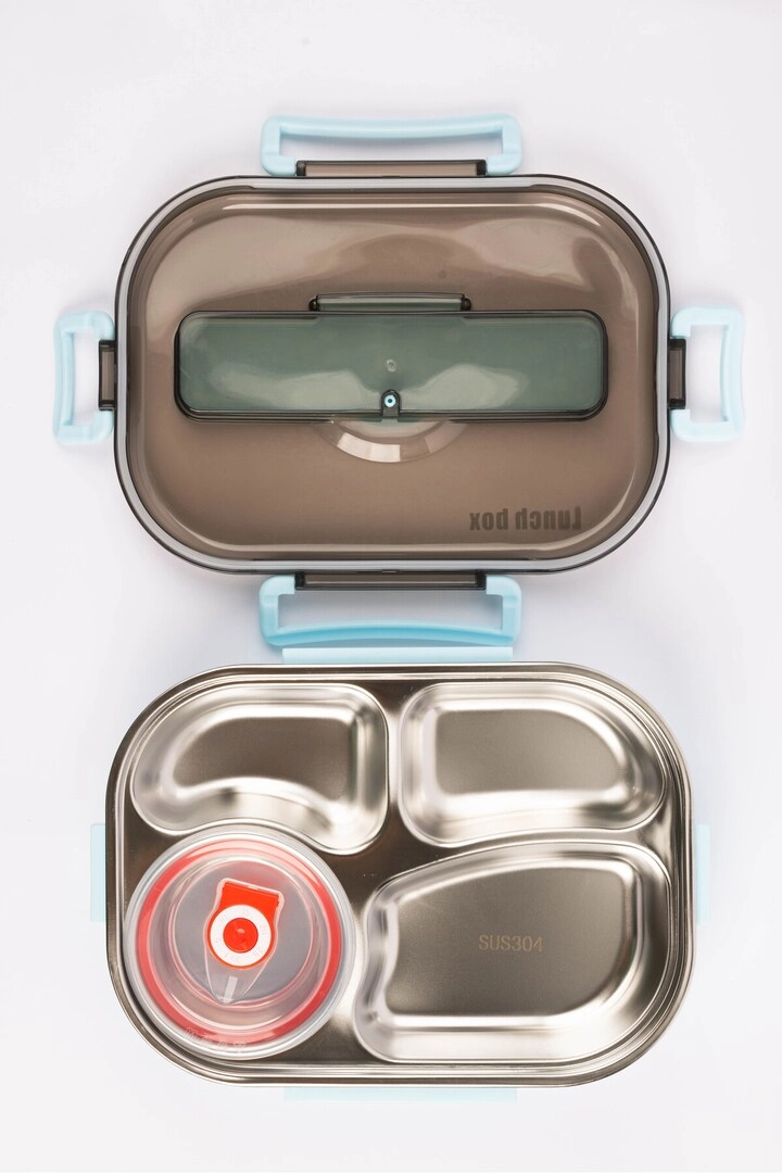 Nova Globus Kids Oval Lunch Box - Blue