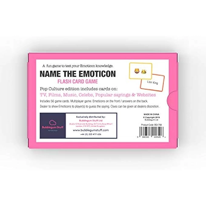 Name the emoji - Pop Culture Edition card game