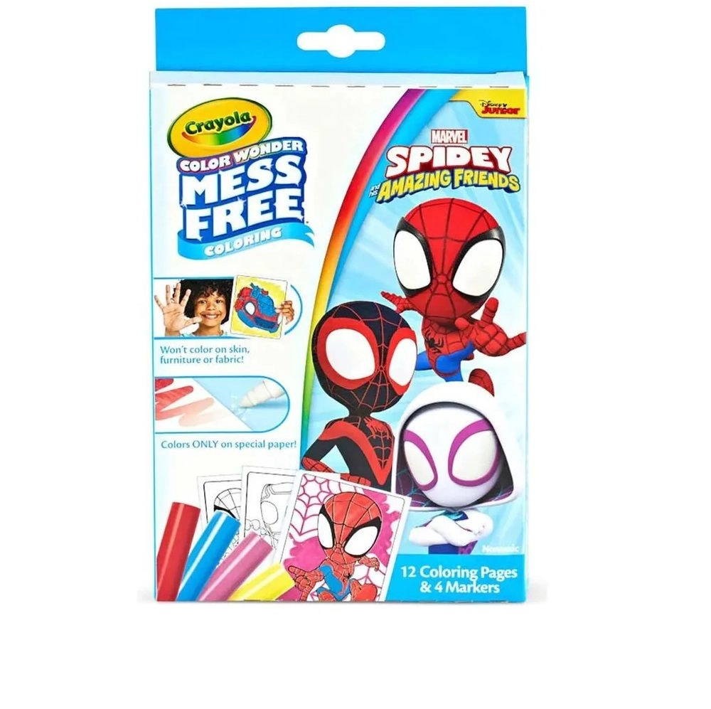 Crayola Color Wonder Mini Box Set - 12 4 Color Wonder Mess Free Markers