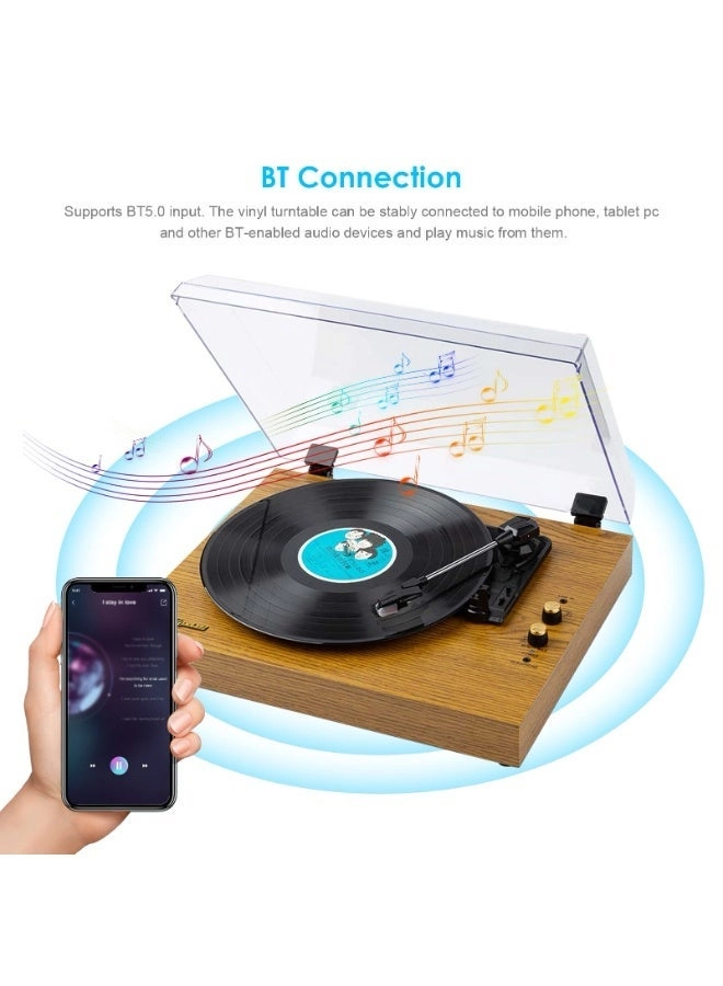 LP Turntable - 3-Speed BT5.0
