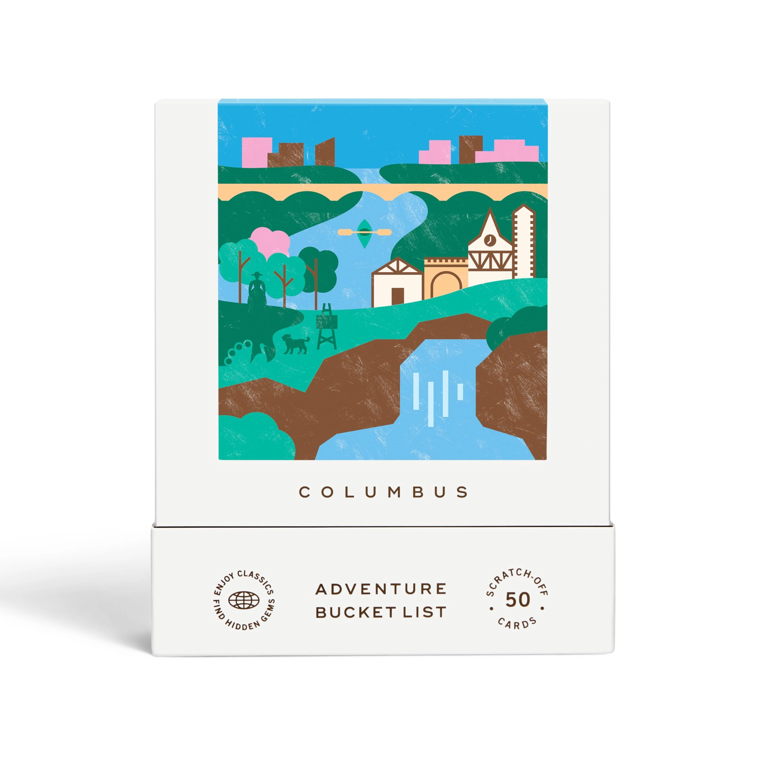 Reach International Outfitters Columbus Adventure Bucket List - 50 Scratch-Off Cards
