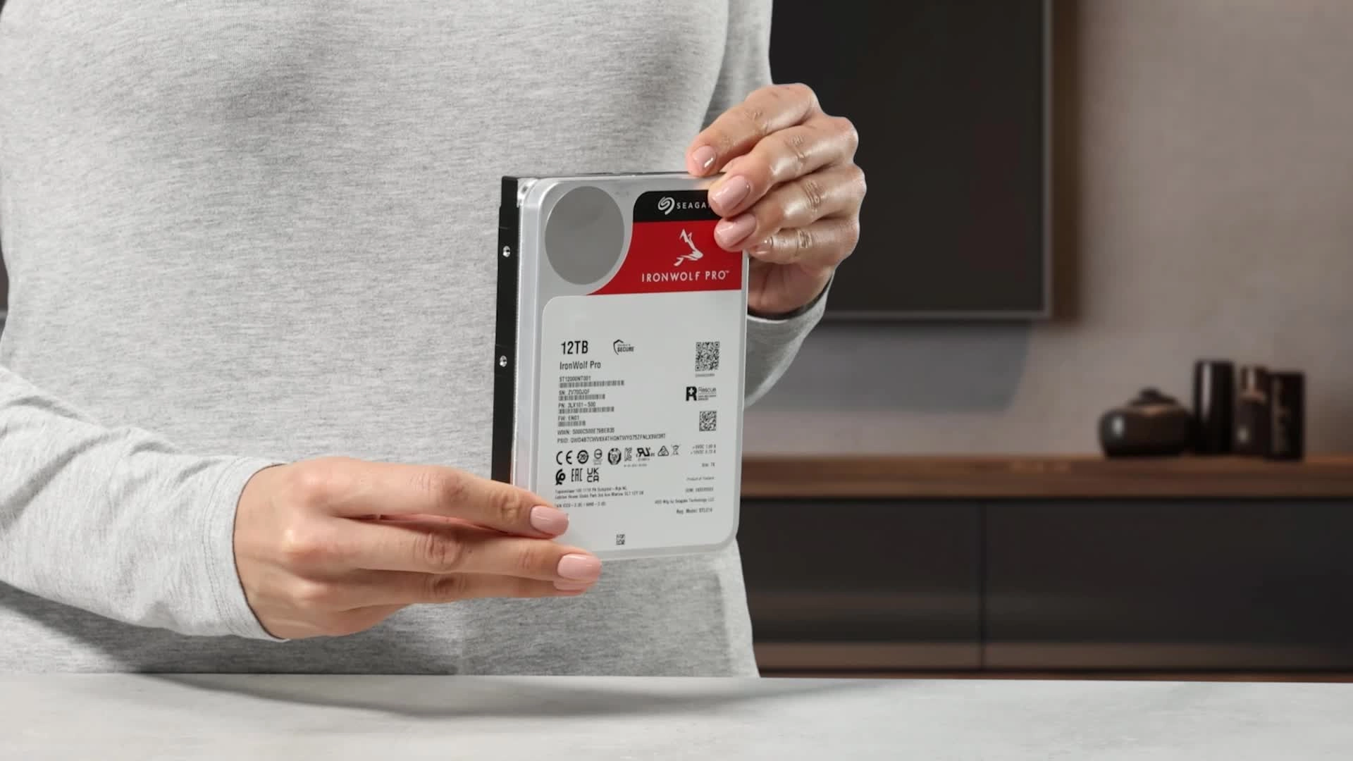 IronWolf Pro 3.5" 7200rpm 256MB SATA 6Gb/s (ST12000NT001) - 12TB