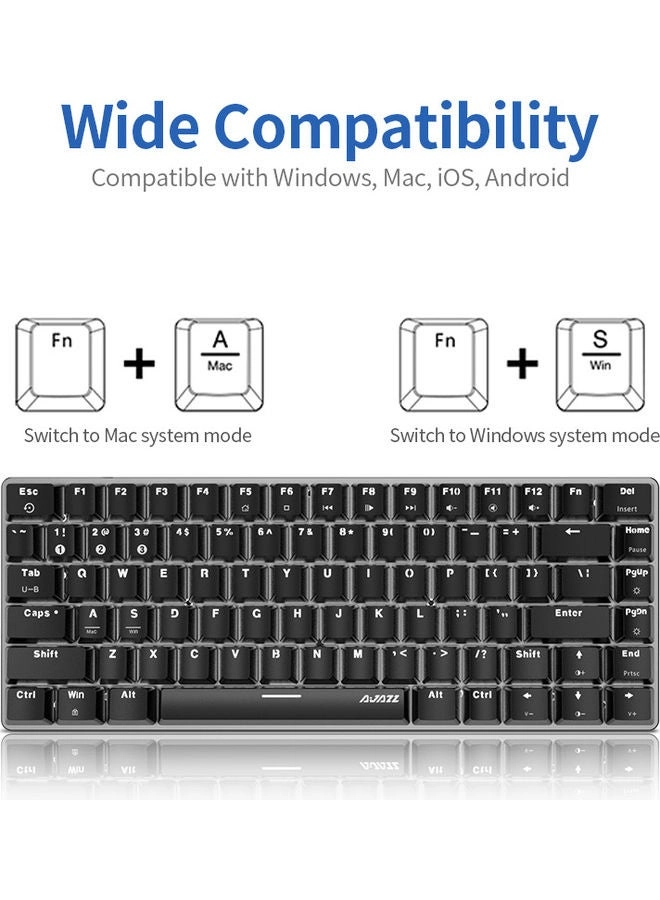 82-Keys PBT Pudding Keycaps - Wired