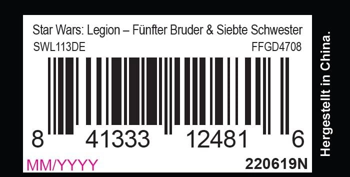 Star Wars: Legion: Fifth Brother and Seventh Sister