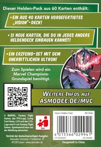 Marvel Champions: LCG: Vision - Card Game (German)