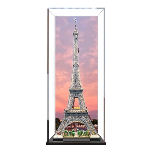 Acrylic Display Box for LEGO 10307 Eiffel Tower Kit - 3mm Fully Transparent