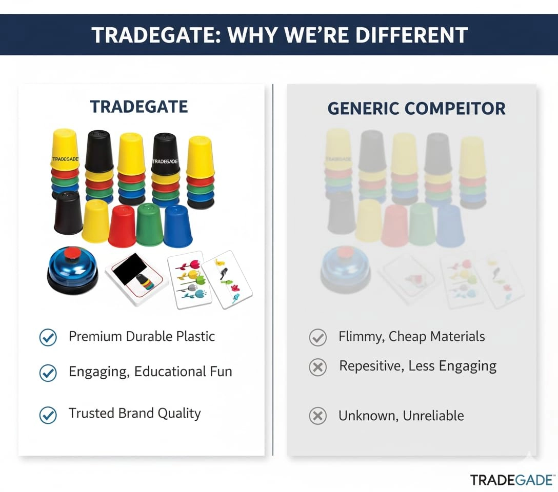 Quick Cups Games for Kids - 30 pieces