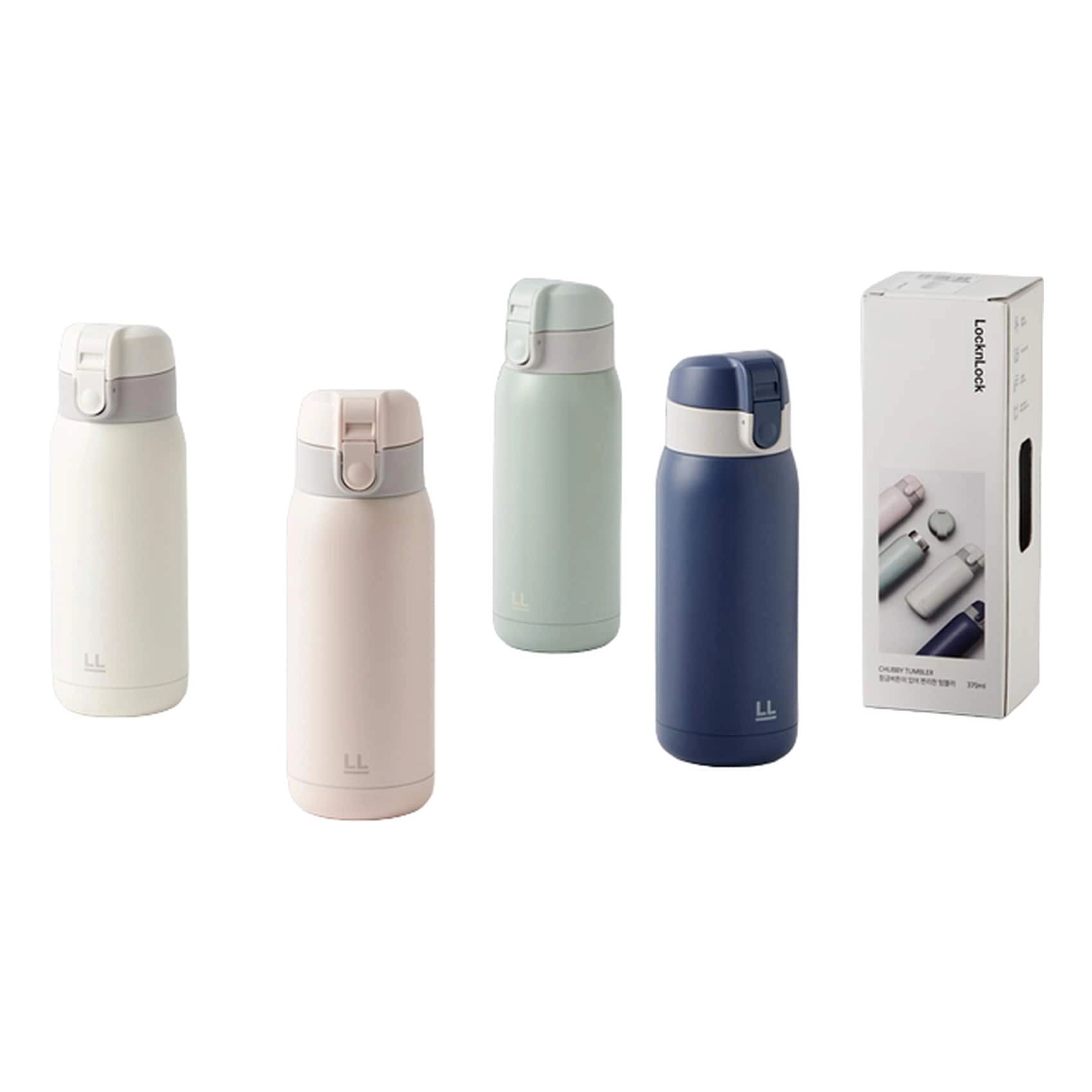 Lock & Lock Chubby Tumbler LHC3233 - Assorted 370 ml