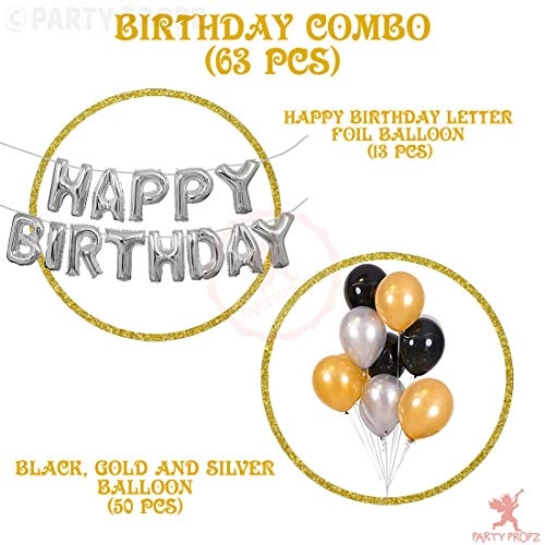 JOLLITY LLC Happy Birthday Balloons Decoration Kit - 51 Pcs
