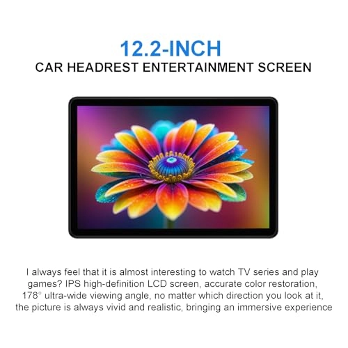 Car Headrest Video Player - 12.2-inch