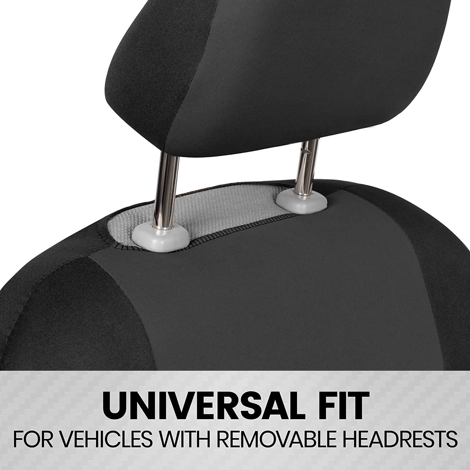 PolyPro Seat Covers - 2-Pack Front Beige/Black