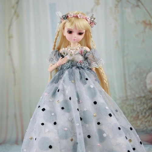 Enchanted Princess Collection - 45cm Plastic Gold Straight Hair Ages 15+