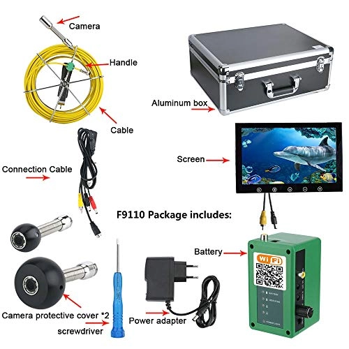 WiFi Cable Pipe Inspection Camera - 17Mm 50M