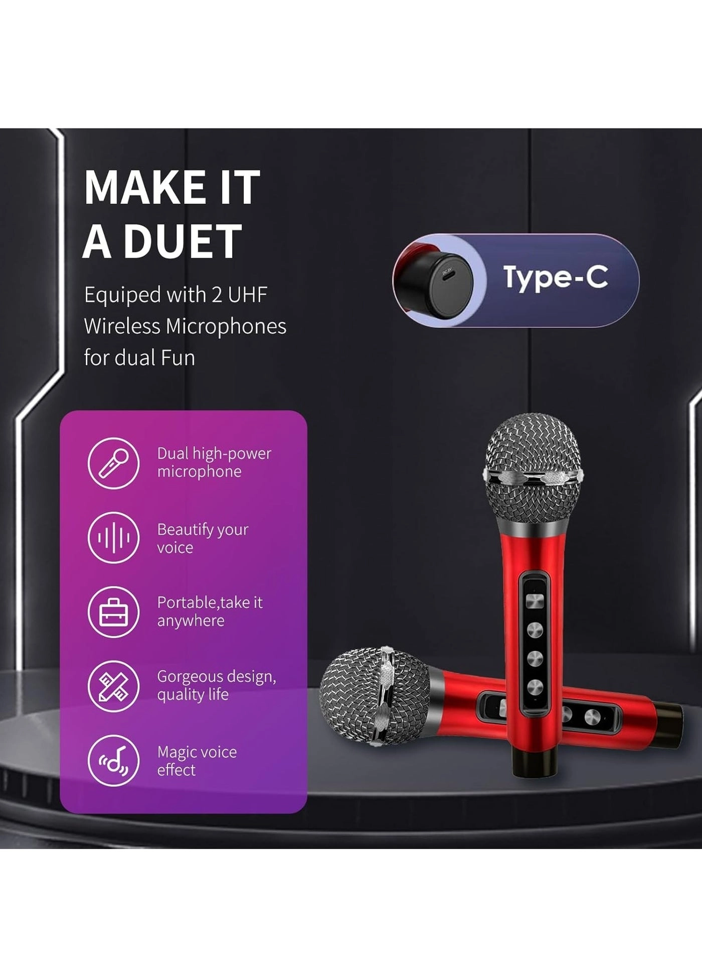 M25 - Wireless Bluetooth Karaoke System