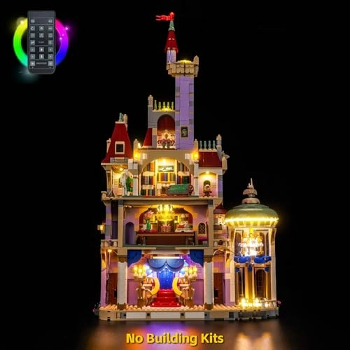Remote Control Light Kit - Copper Line Beauty and The Beast Castle for LEGO 43263