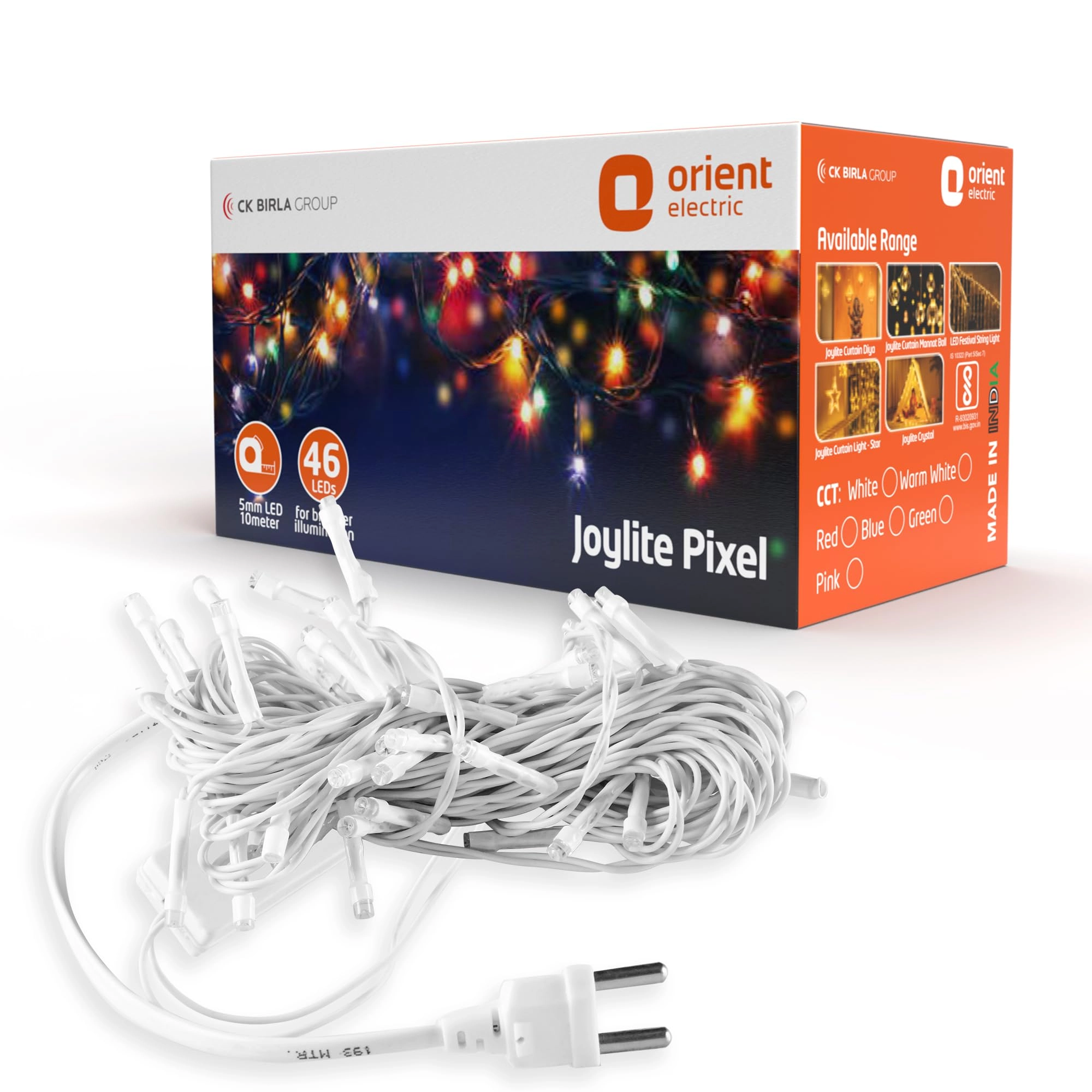 Orient Electric Joylite LED Pixel Strip Light - 7 to 10 Meter Approx