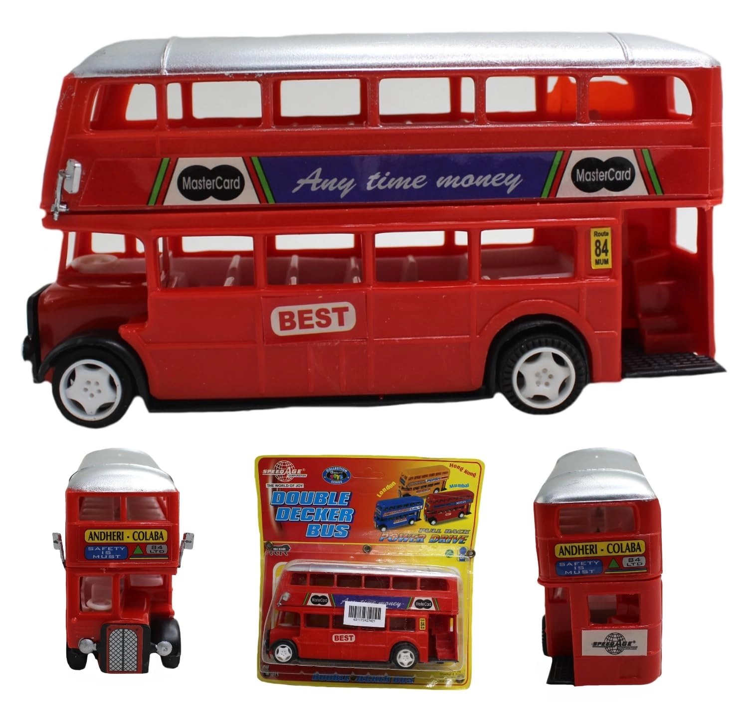 Double Decker Bus - 1 pcs