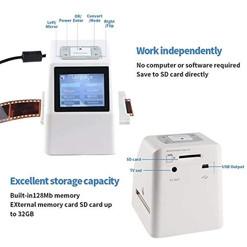 Digital Film & Slide Scanner - HDMI USB