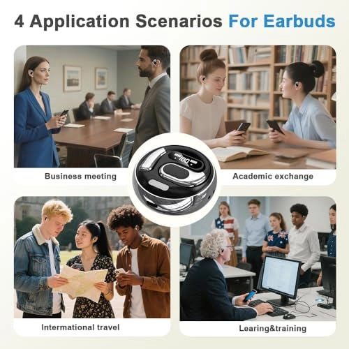 AI Language Translator - Wireless Earbud