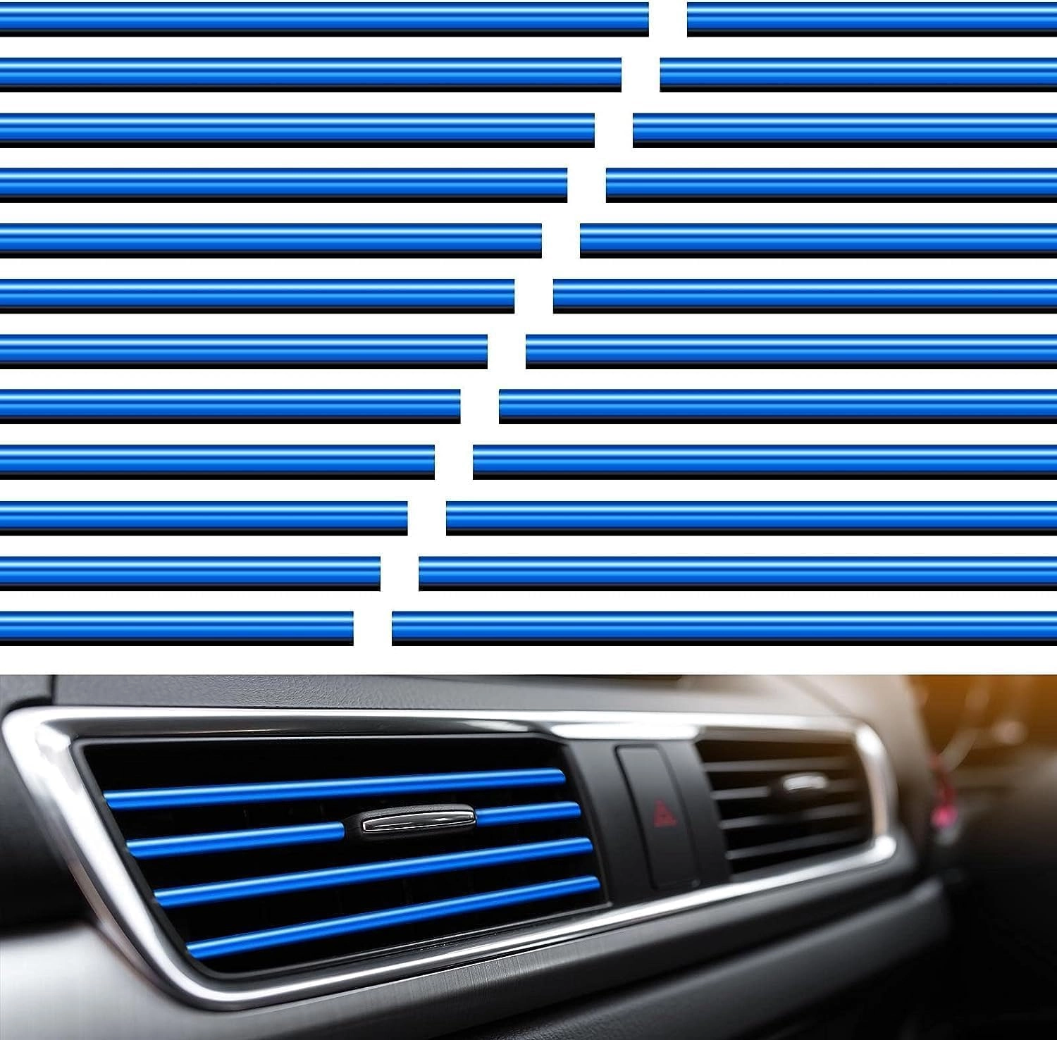 Shoppixo Car AC Strip - 10 Count Blue