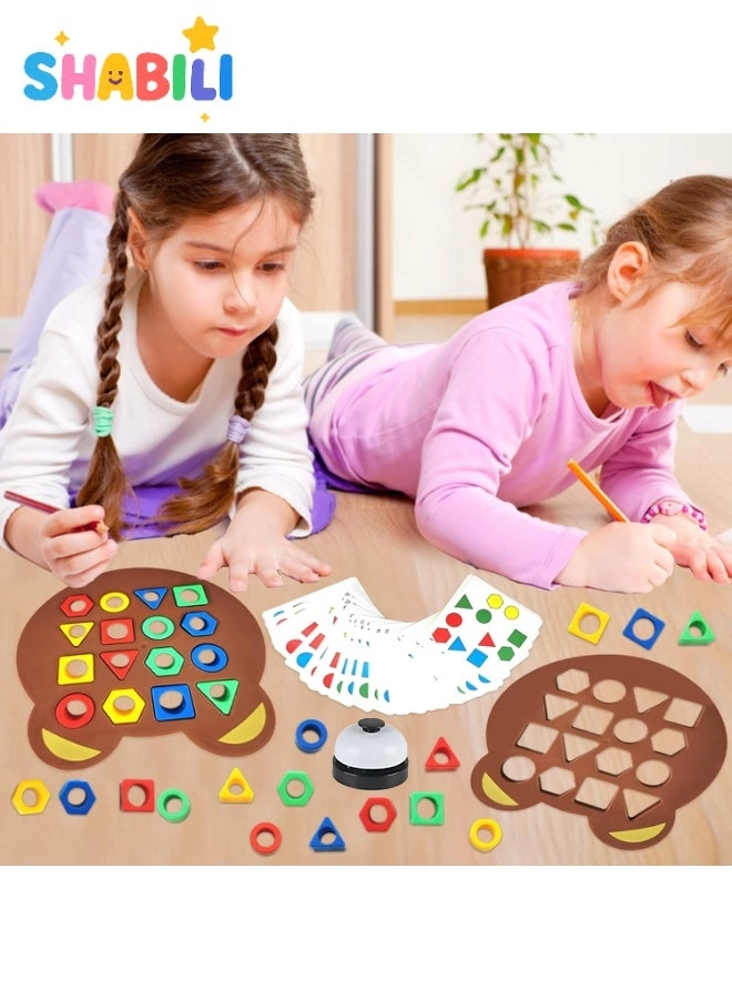 SHABILI Bear Shape Matching Game - 3 years+ 66 pieces