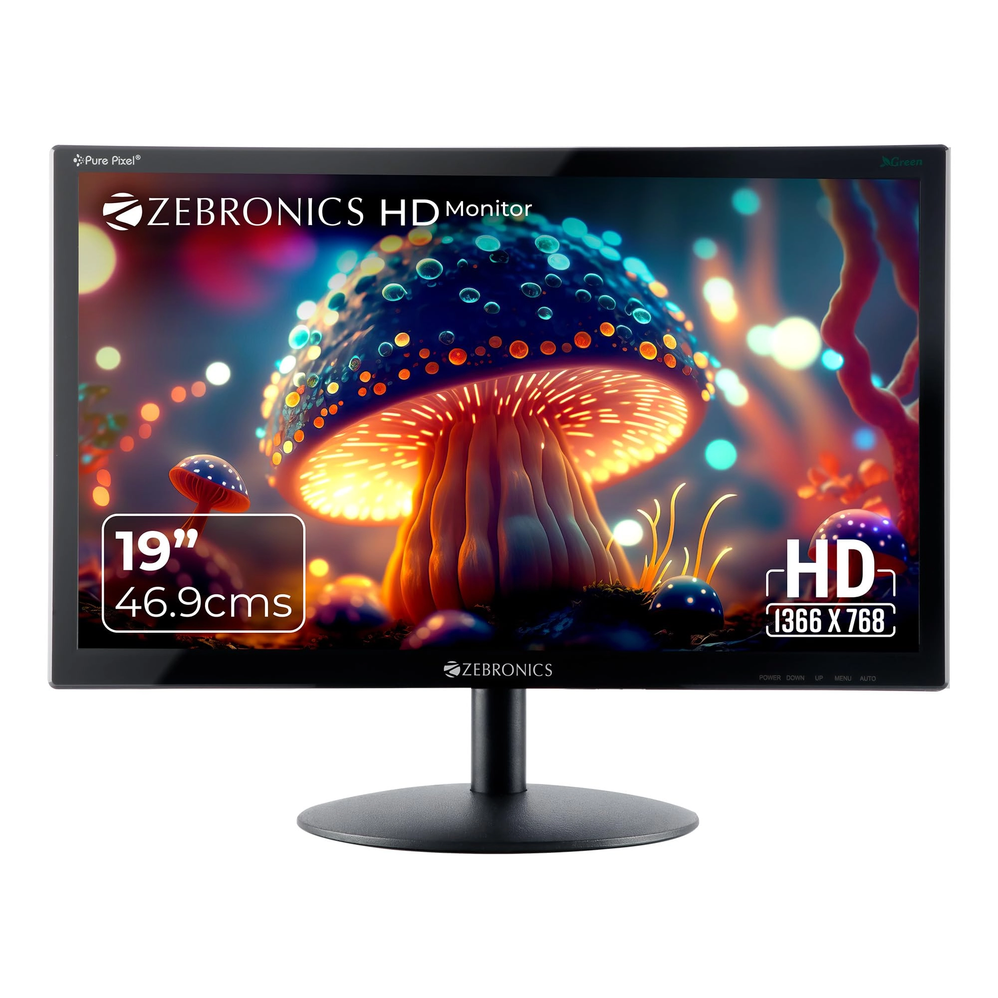Zebronics, Zebronics ZEB-V19HD - 18.5 inch 1366 x 768 pixels