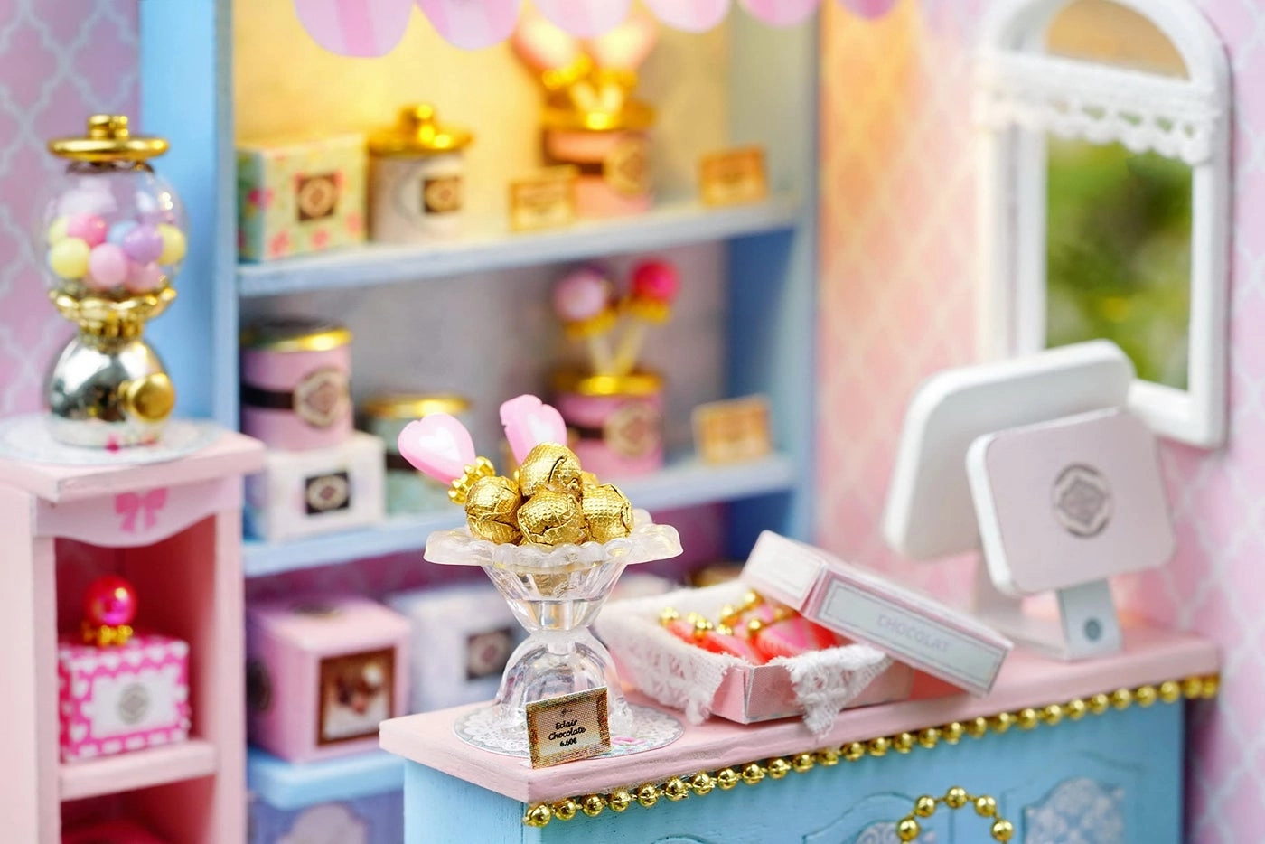 QT Series Dollhouse - Wooden House Kit LED Light