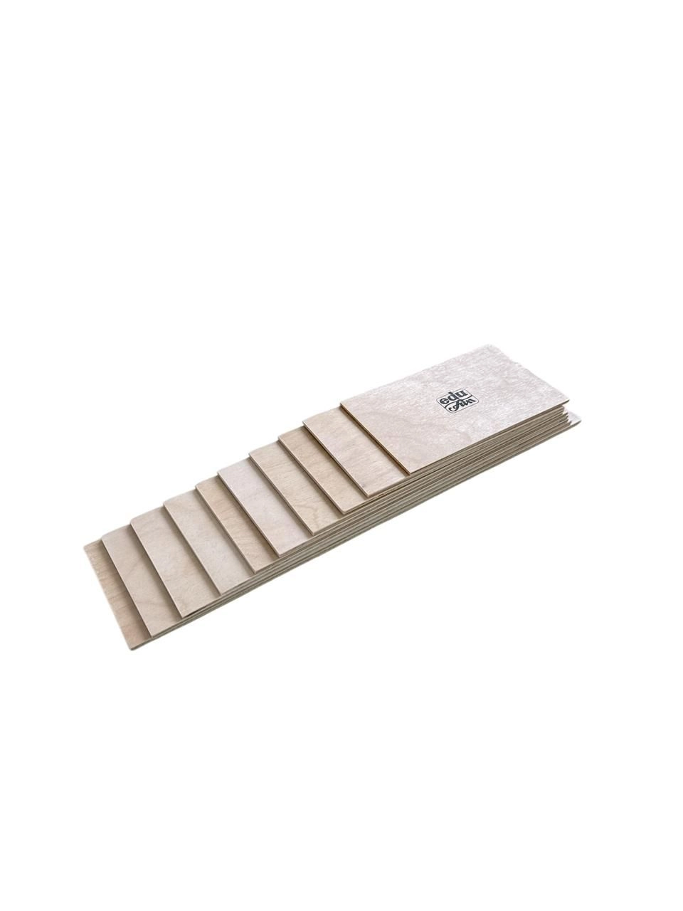 Wooden Grading Rectangles - Suitable for 3 years and above 10 pieces