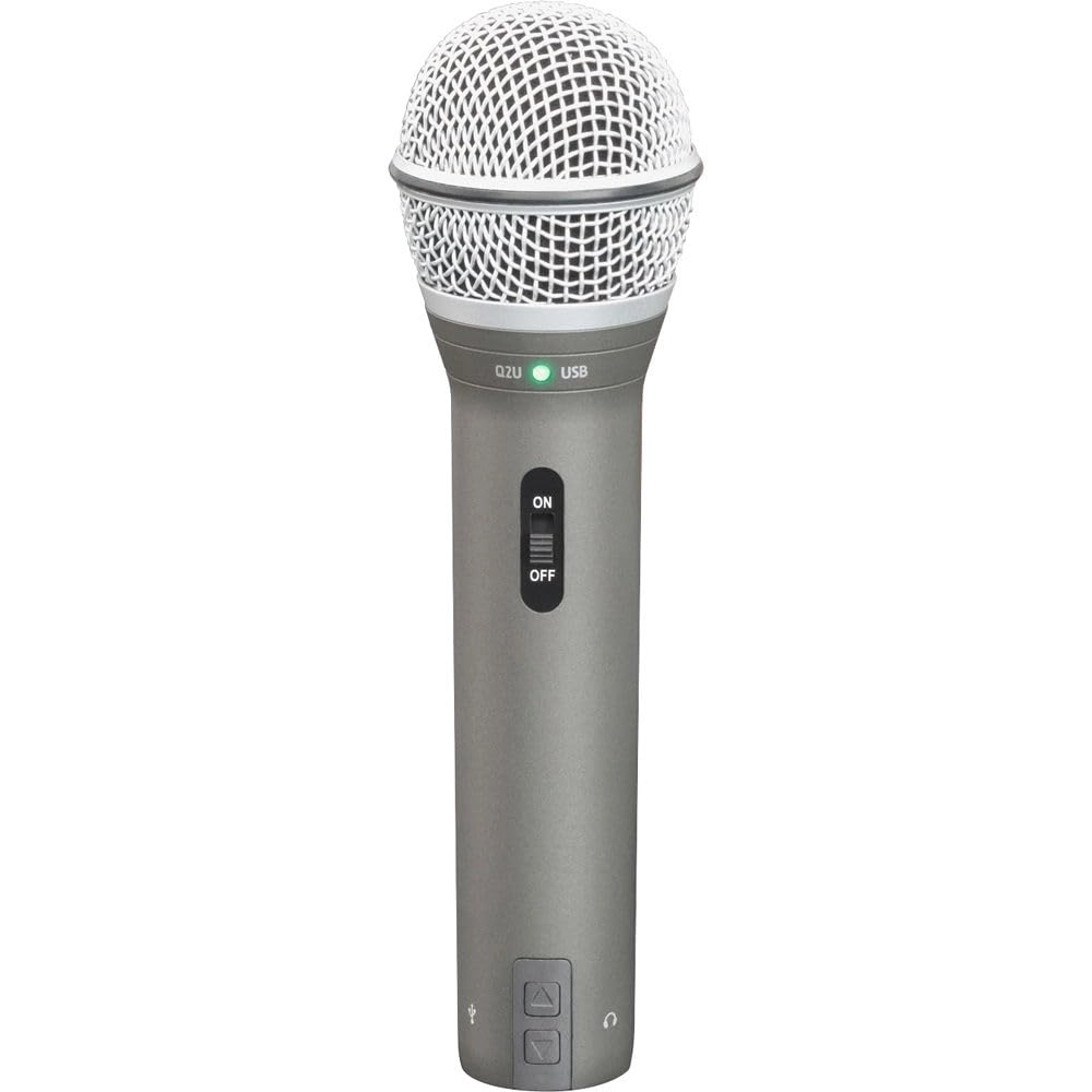 Q2U USB+XLR Microphone + ASVS4B + USB 2.0 A Male to A Female Extension Cable + Cleaning Cloth