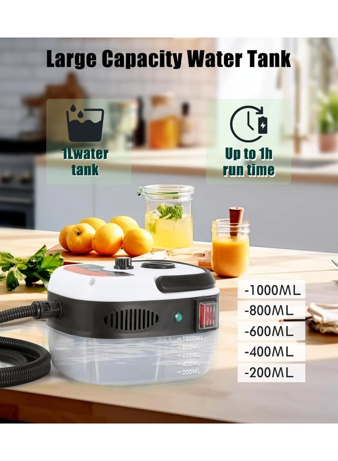 Steam Cleaner - 3BAR 1200ML