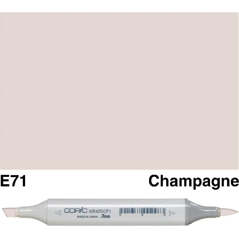 Copic Sketch E-71 - Champagne Twin Tip
