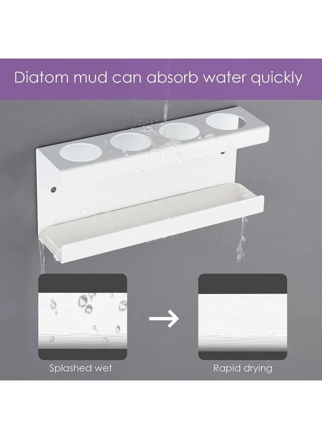 Electric Toothbrush Holder - Wall Mounted 4 Slots