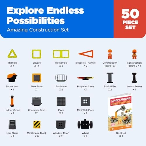 Amazing Construction - 3 years and up 50 pieces