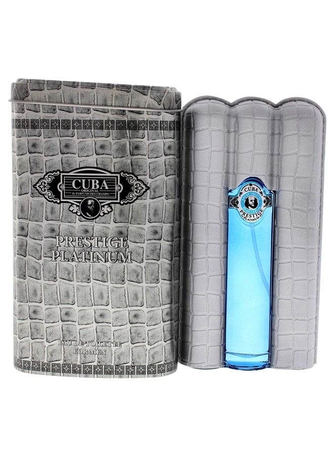 Cuba Prestige Platinum Eau de Toilette 3 oz