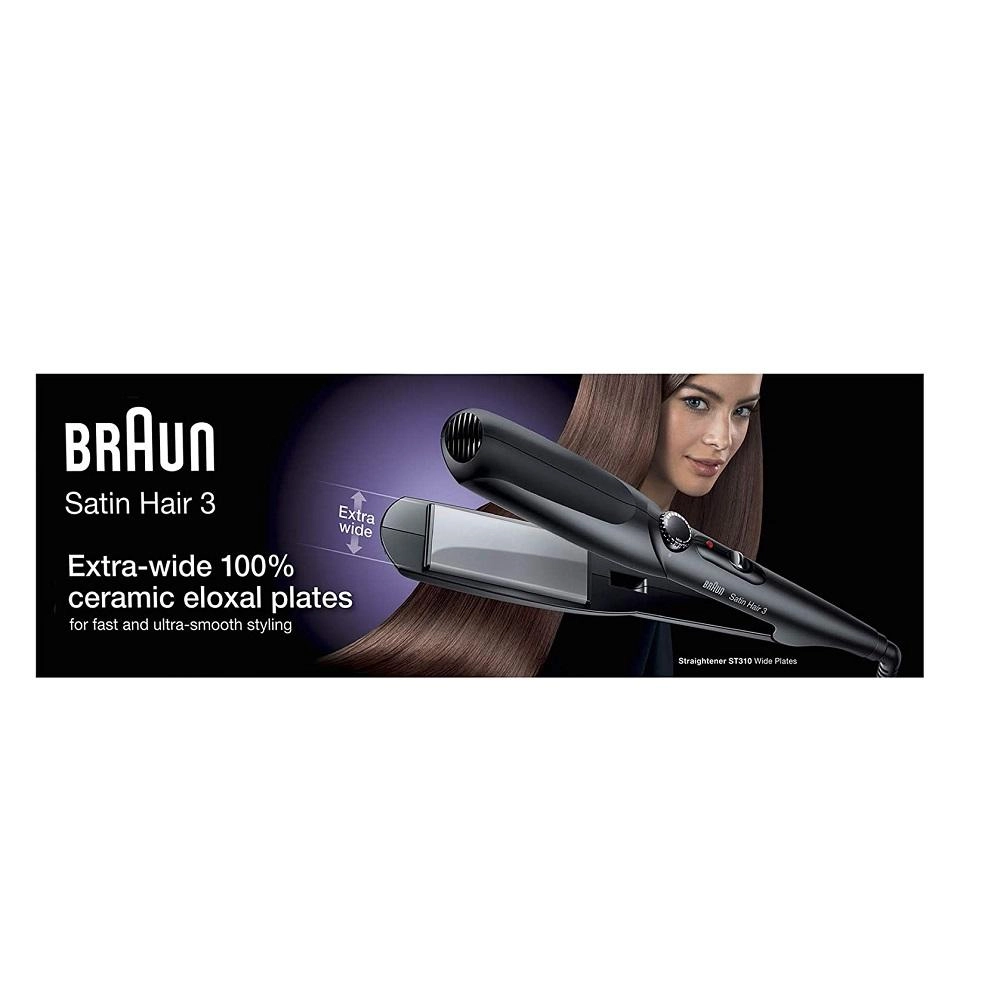 Braun Satin Hair 3 - Straightner Ceramic Black