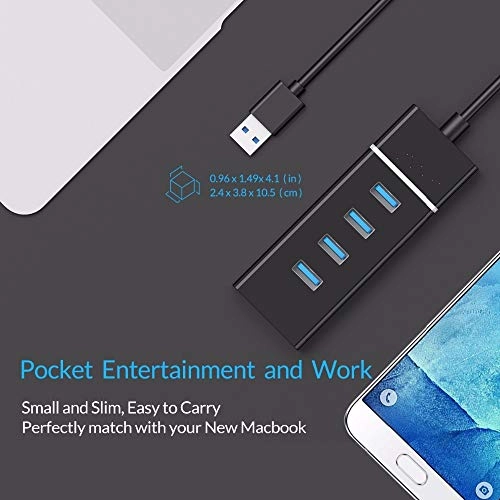 High Speed 4-Ports USB 3.0 SuperSpeed Hub